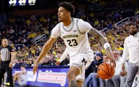 Arizona Tops AP Men’s Poll; Michigan Climbs to Second, Passing UConn