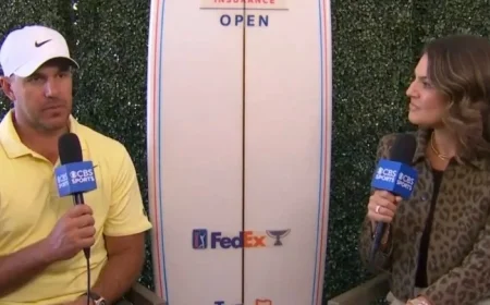 Brooks Koepka, Amanda Balionis Clash After PGA Tour Comeback