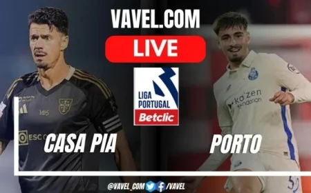 Casa Pia vs Porto: Live Score Updates from Portuguese League Match
