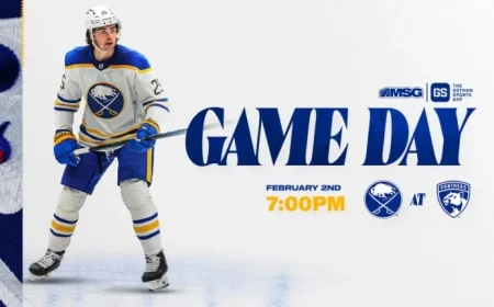 Watch Sabres vs. Panthers: Lineup Updates and Key Storylines