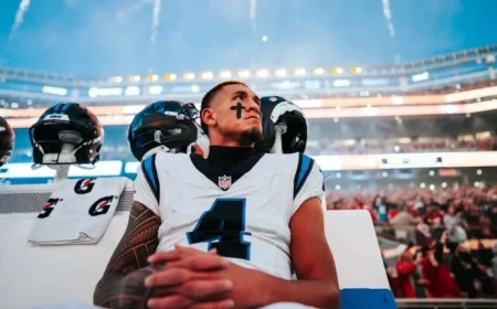 NFL Legends Guide Tetairoa McMillan Entering Second Year: Rice, Nacua Advice