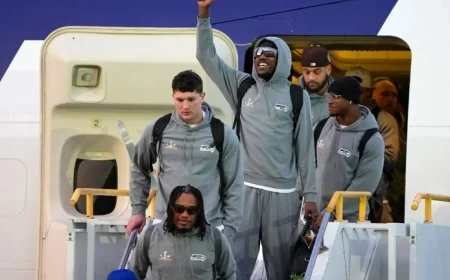 Seahawks and Patriots Launch Super Bowl Festivities with Opening Night Media Blitz