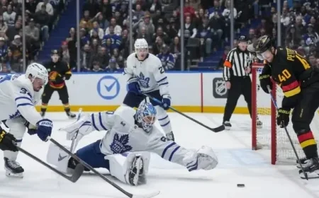 Matthews Celebrates Victory Over Canucks: “It Feels Good”