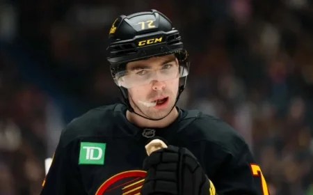 Canucks’ Filip Chytil Exits Game Against Mammoth