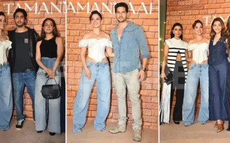 Aryan Khan Reunites with Bollywood Stars Anya Singh and Tamannaah Bhatia