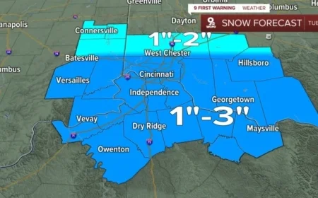Snow Alert: Expect 1-3 Inches with Detailed Accumulation Timeline
