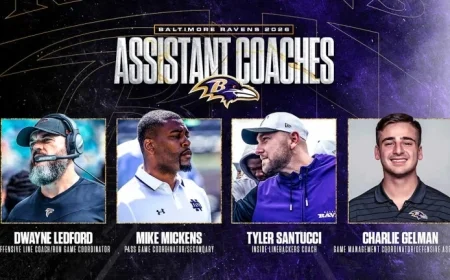 Ravens Hire Four New Assistant Coaches