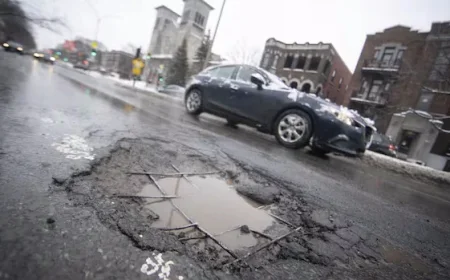 Montreal Mayor Shares Personal Pothole Experience: Two Tires, Two Flats
