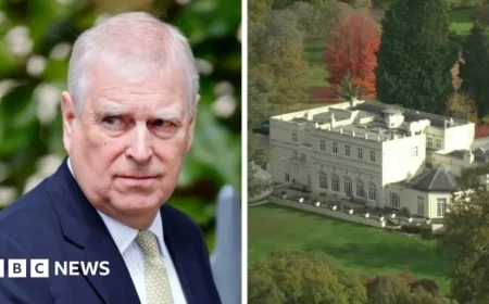 Prince Andrew Vacates Royal Lodge Residence