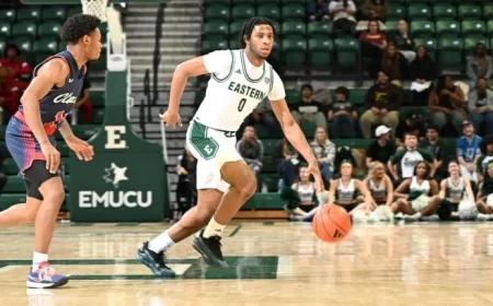 Eastern Faces Akron in Home Showdown Tuesday Night