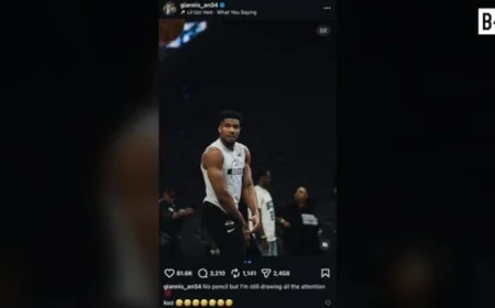 Giannis Sparks Speculation with Cryptic Post Amid Bucks Trade Rumors