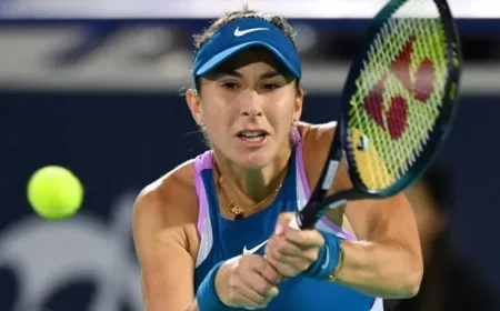 Bencic’s Late Abu Dhabi Exit Loses Top 10 Ranking