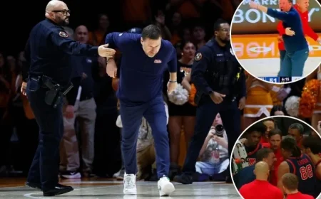 Ole Miss Coach Chris Beard Ejected Amid Chaotic Scene