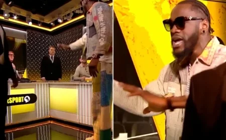 Wilder Storms Out of talkSPORT Studio; Security Intervenes