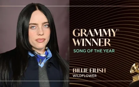 Billie Eilish at the 2026 Grammys: “Wildflower” Wins Song of the Year and Her Speech Turns the Ceremony Into a Flashpoint