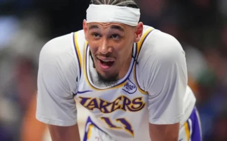 NBA Suspends Lakers Center Jaxson Hayes for One Game Ban