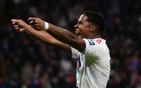 Endrick’s Brilliant Goal Elevates Lyon to French Cup Quarterfinals