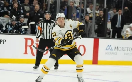 Bruins’ McAvoy Exits Game Following High Hit Collision