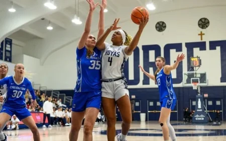 Hoyas Narrowly Defeated by Creighton