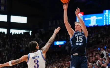 Watch No. 16 BYU Basketball Face Oklahoma State Live