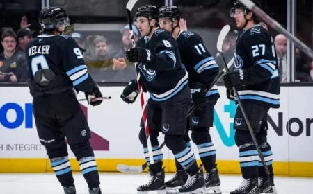 Keller and Schmaltz Lead Mammoth Victory Over Red Wings