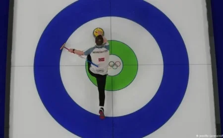Winter Olympics Kick Off with Quiet Curling Competition
