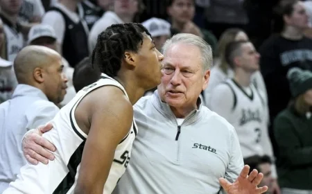 Tom Izzo Comments on Jeremy Fears’ Incident with Minnesota Player