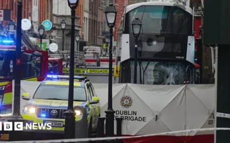 Dublin Bus Crash: One Dead, Three Hospitalized, Confirms Justice Minister