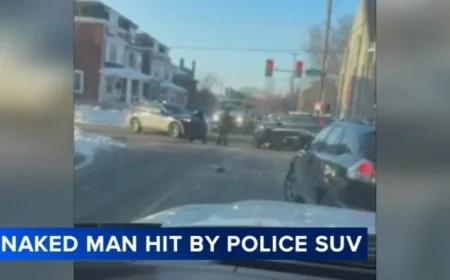 Norristown Officer Suspended After Video Shows Police Vehicle Striking Naked Man