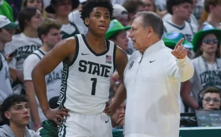 Tom Izzo Accuses Dusty May for Jeremy Fears’ Leg Kick Incident