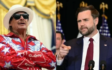 Vance Trolled with Kid Rock Lyrics on Underage Girls