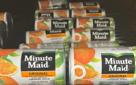 Minute Maid Discontinues Frozen Juice Concentrates Production