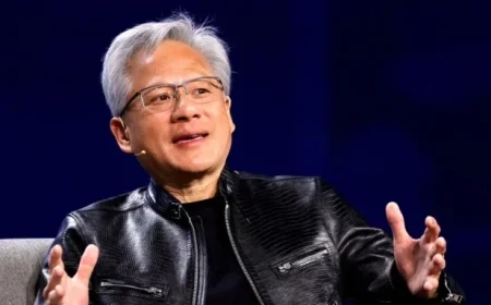 Nvidia CEO Dismisses Wall Street’s AI Disruption Fears as ‘Illogical’
