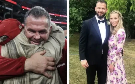 Ireland Coach Andy Farrell Marries England Legend’s Sister