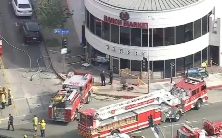 Car Crashes into Westwood’s 99 Ranch Market: 2 Dead, 5 Injured