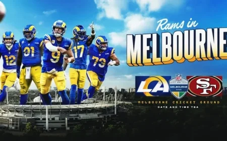 Los Angeles Rams Reveal Opponent for Melbourne Game