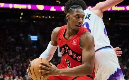 Raptors’ RJ Barrett Misses Bulls Game for Knee Injury Management
