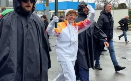 Utahn Amy Garff Carries Olympic Torch to Inspire Youth for 2034 Winter Games