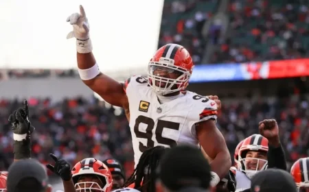 Myles Garrett Named NFL Defensive Player of the Year After Record Season