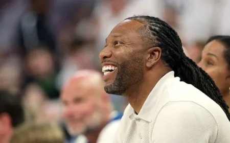 Larry Fitzgerald Remains Focused Ahead of Possible Hall of Fame Induction