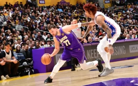 Luka Doncic Exits to Locker Room in 76ers Showdown Second Quarter