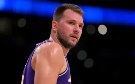 Luka Doncic Injury Forces Exit in Lakers vs. 76ers Game