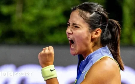 Emma Raducanu Advances to Cluj Semi-Finals; Sonay Kartal Defeated