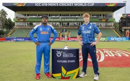IND19 vs ENG19: Live Under-19 World Cup Final Score Update