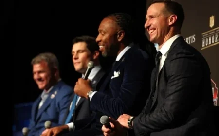 Drew Brees, Larry Fitzgerald Lead Hall of Fame, Bill Belichick Absent