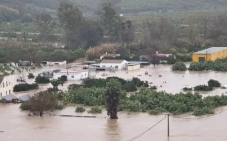 Sánchez Visits Storm-Affected Areas in Andalucía