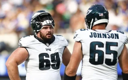 Eagles’ Lane Johnson and Landon Dickerson Consider Retirement This Offseason