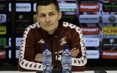 Costel Gâlcă Stays Silent on Rapid’s Title Lead: “Same Message”