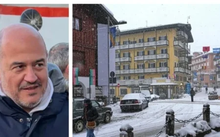 Snowstorm Hits Belluno: 15 Football Fields Worth of Salt Used