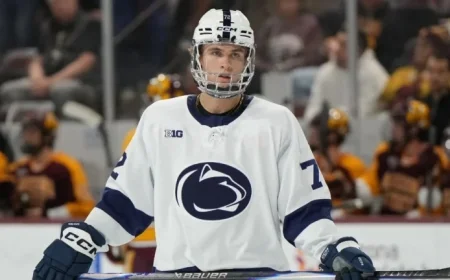 Gavin McKenna Punching Leaves Man with Wired Jaw